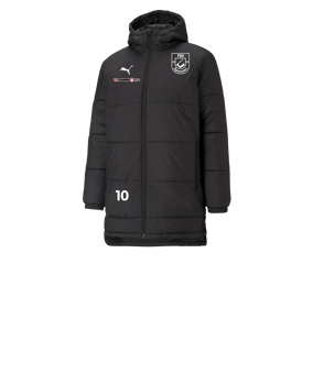 PUMA Bench Jacke Kids Schwarz Weiss F03
