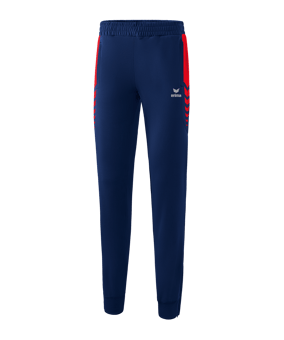 Erima Six Wings Worker Hose Damen Dunkelblau Rot - blau
