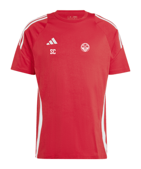 adidas Tiro 24 T-Shirt Rot Weiss