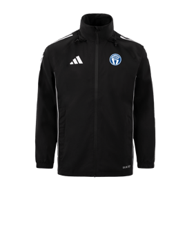 adidas Tiro 24 Regenjacke Schwarz Weiss