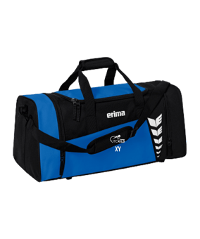 Erima Six Wings Sporttasche Gr. L Royal Schwarz