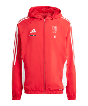 adidas Tiro 24 Windbreaker Rot Weiss