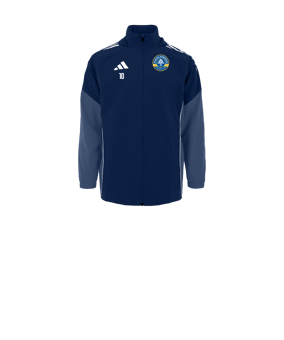 Veste de pluie adidas Tiro 25 Competition enfants bleues