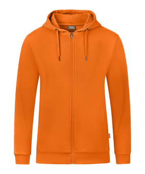 JAKO Organic Kapuzenjacke Orange F360