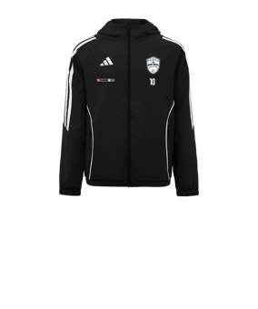 adidas Tiro 24 Windbreaker Kids Schwarz Weiss