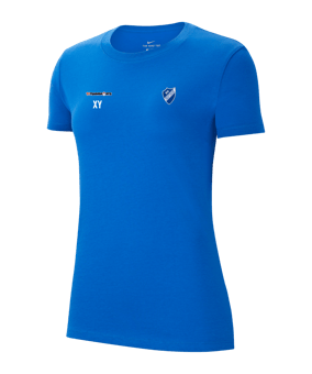 Nike Park 20 T-Shirt Damen Blau Weiss F463