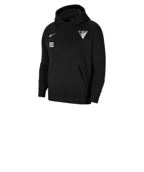 Nike Park 20 Fleece Hoody Kids Schwarz Weiss F010