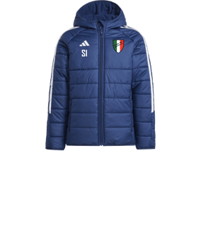 adidas Tiro 24 Winterjacke Kids Blau Weiss