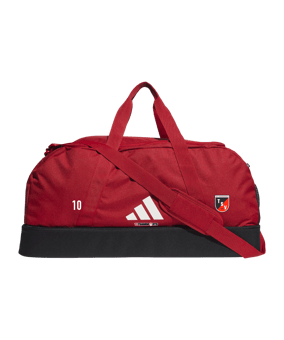 adidas Tiro League Duffel Bag Gr. L Rot Weiss
