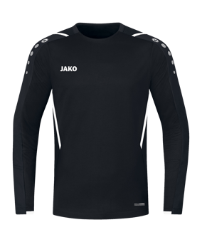 JAKO Challenge Sweatshirt Schwarz Weiss F802 - schwarz