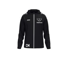 JAKO One Kapuzenjacke Kids Schwarz F800