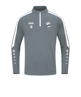 JAKO Power Sweatshirt Grau Weiss F840