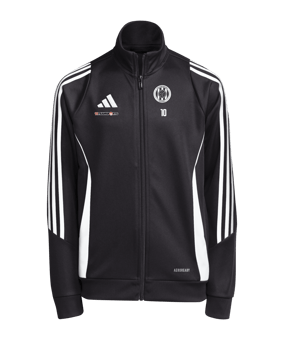 adidas Tiro 24 Trainingsjacke Kids Schwarz Weiss