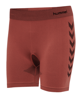 Hummel hmlFIRST Seamless Short Damen Rot F3250 - rot