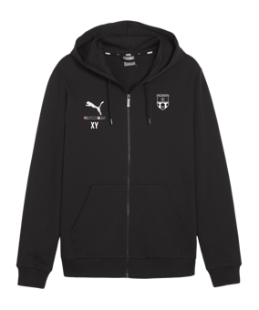 PUMA teamGOAL Casuals Kapuzenjacke Schwarz F03