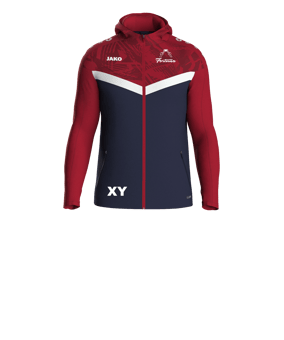 JAKO Icon Kapuzenjacke Kids Blau Rot F901