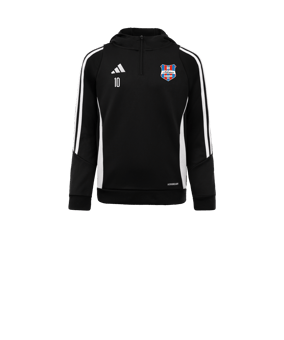 adidas Tiro 24 Hoody Kids Schwarz Weiss