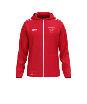 JAKO One Kapuzenjacke Rot F100