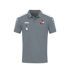 JAKO Power Poloshirt Grau Weiss F840