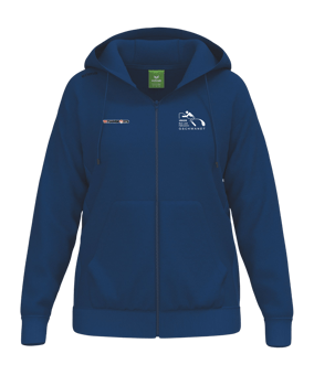 Erima TS Kapuzenjacke Damen Blau