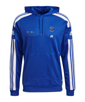 adidas Squadra 21 Hoody Blau Weiss