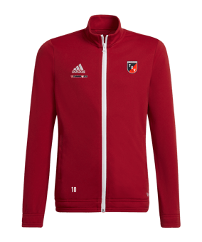 adidas Entrada 22 TK Trainingsjacke Kids Rot