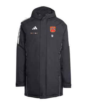 adidas Tiro 24 Winterjacke Schwarz Weiss