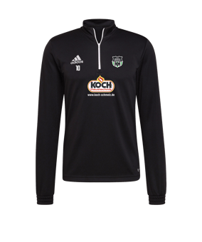 adidas Entrada 22 HalfZip Sweatshirt Schwarz