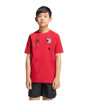 adidas Tiro Travel T-Shirt Kids Rot