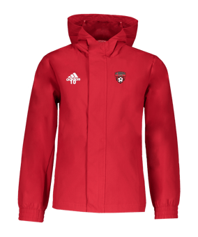 adidas Entrada 22 Allwetterjacke Kids Rot