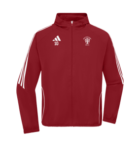 adidas Tiro 24 Windbreaker Rot Weiss