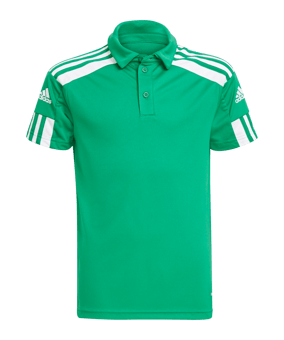 adidas Squadra 21 Poloshirt Kids Grün Weiss - gruen