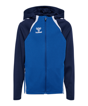 Hummel Lead 2.0 Kapuzenjacke Kids Blau F8607 - blau
