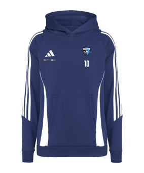 adidas Tiro 24 Hoody Kids Blau Weiss