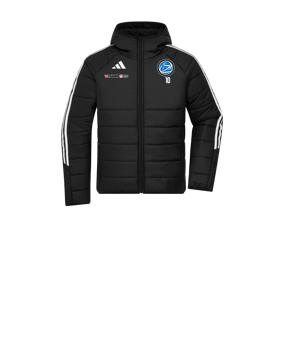 Veste d'hiver adidas Tiro 24 enfants noir blanc 