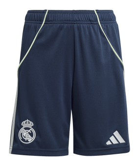 adidas Real Madrid Short Away 2025/2026 Kids Blau - blau