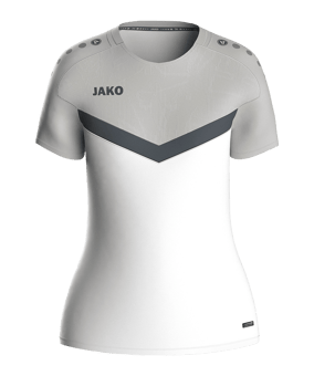 JAKO Iconic T-Shirt Damen Weiss Grau F016 - weiss