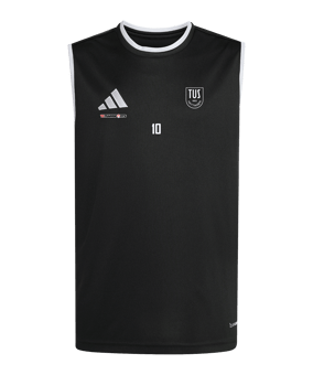adidas Entrada 26 Sleeveless Trikot Kids Schwarz