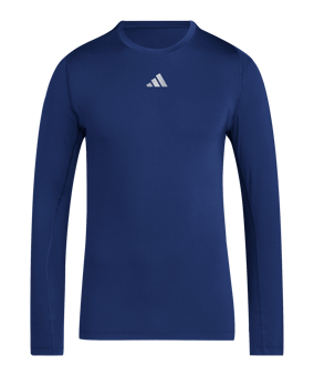 adidas Techfit Lange Mouwen Blauw - blauw
