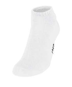 JAKO Füßlinge Invisible 3er Pack Weiss F00 - weiss