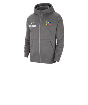 Nike Park 20 Fleece Kapuzenjacke Kids Grau F071