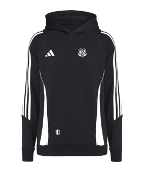 adidas Tiro 24 Hoody Kids Schwarz Weiss