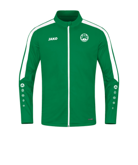 JAKO Power Polyesterjacke Grün Weiss F200