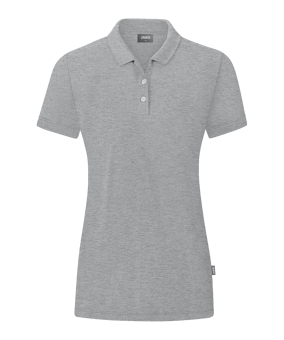 JAKO Organic Polo Shirt Damen Grau F520