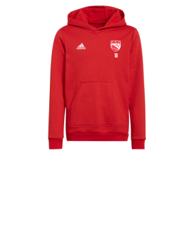 Sweat à capuche enfant adidas Entrada 22 Rouge 