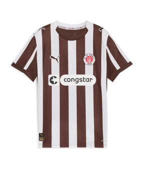 PUMA FC St. Pauli Trikot Home 2025/2026 Kids Braun F01 - braun