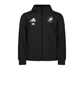 adidas Entrada 26 Allwetterjacke Kids Schwarz
