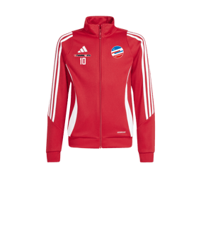 adidas Tiro 24 Trainingsjacke Kids Rot Weiss