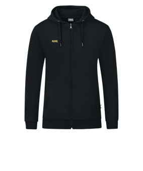 JAKO Organic Kapuzenjacke Schwarz F800