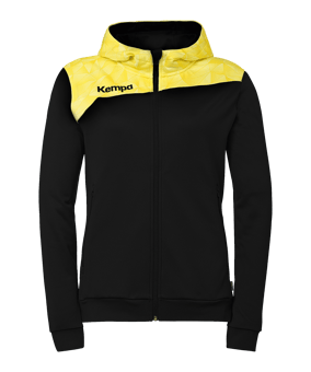 Kempa Athletics 29 Kapuzenjacke Damen Schwarz F09 - schwarz